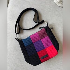 Vera Bradley EUC Winter Patchwork Quilted Crossbody Bag